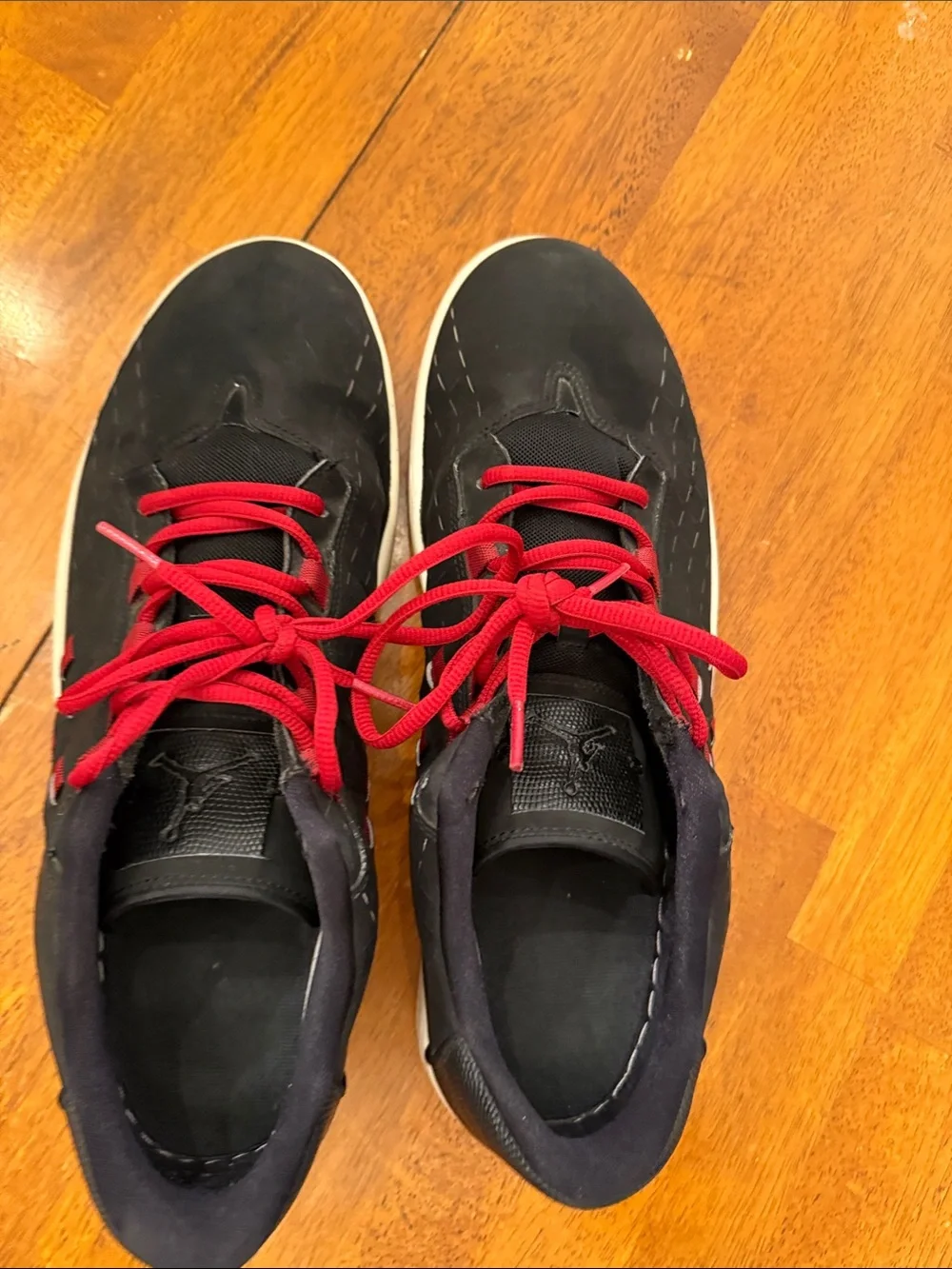Jordan Illusion Low 705146-001 Men's Black Gym Red Basketball Sneakers Size 13